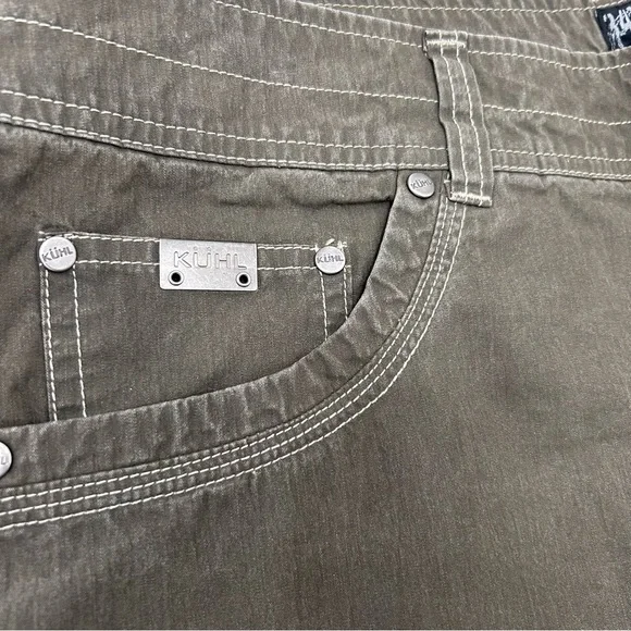 Kuhl Revolvr Pants 34x30 Vintage Patina Dye Hiking Gorpcore Pants Workwear Brown - Picture 7 of 9